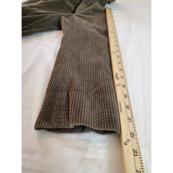 J. Jill Corduroy Women's Blazer/Jacket Oversized Button Up Size Medium Chocolate - Picture 12 of 13